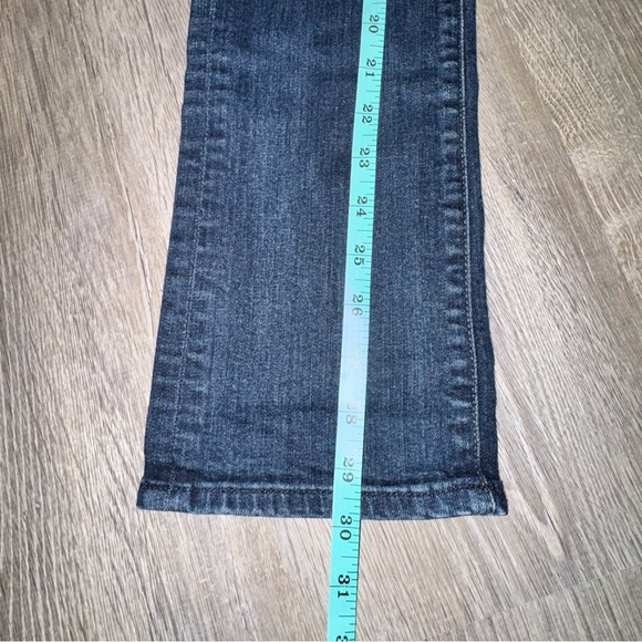 7 For All Mankind 7FAM Dark Blue indigo Straight Leg Jeans 24 - Picture 11 of 11